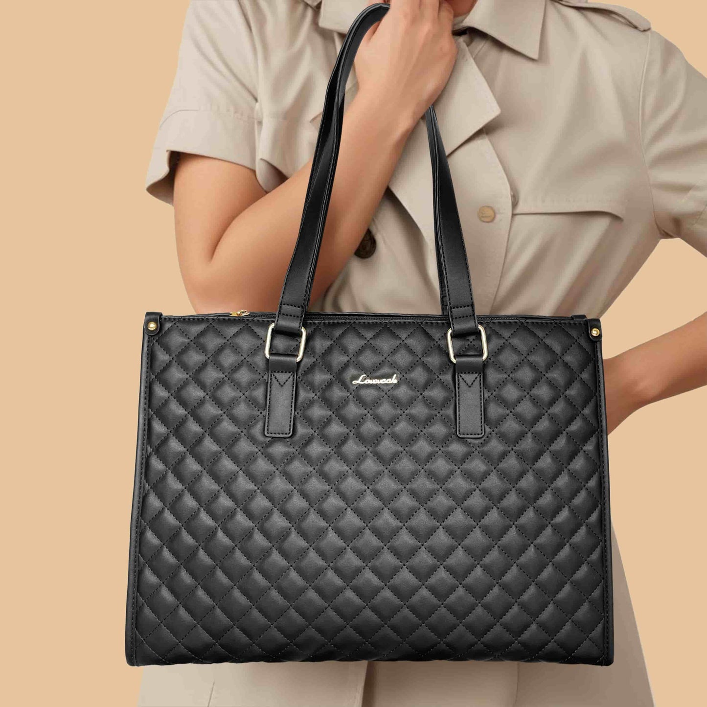 3-in-1 Quilted Handbag